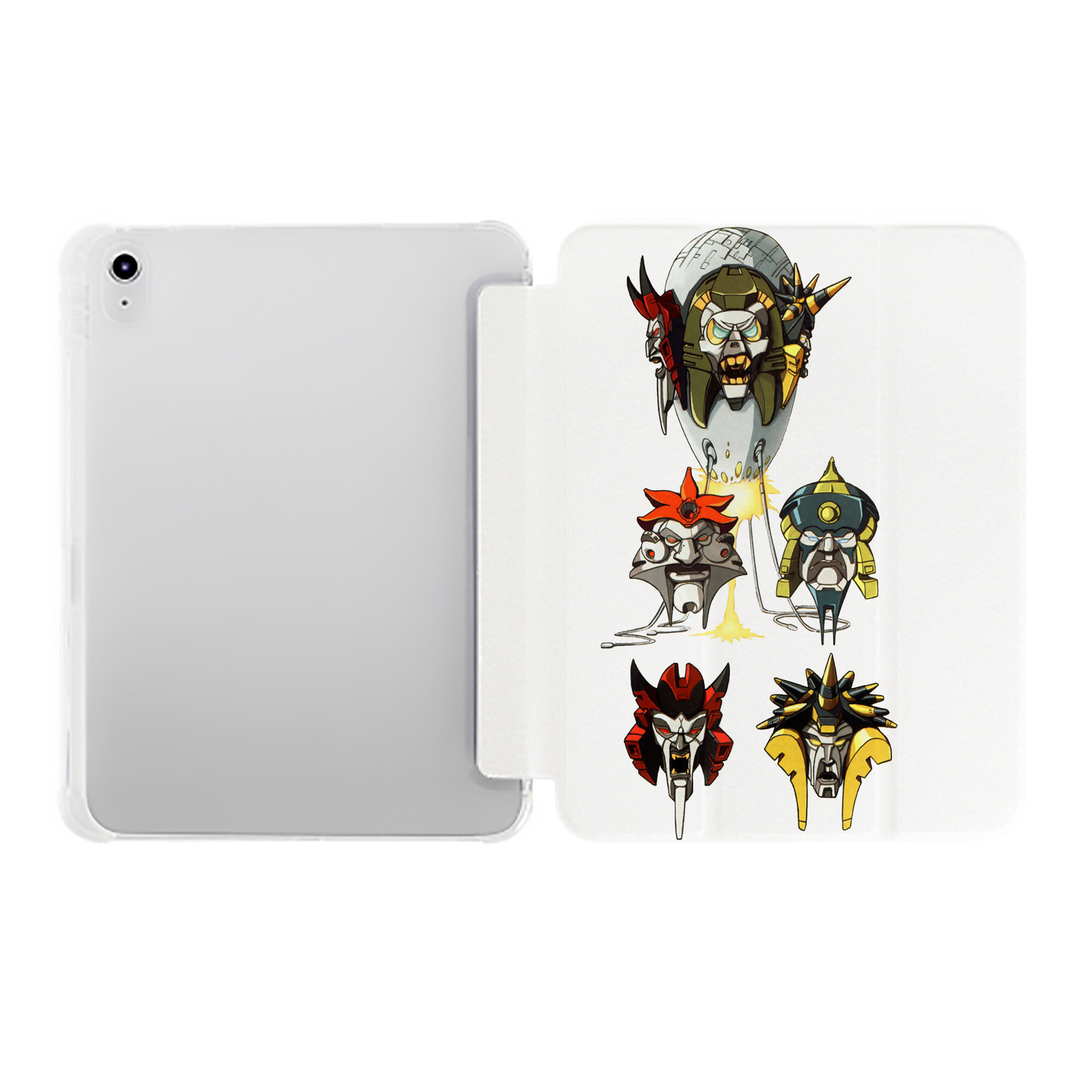 （画像用）  IPad ケース ペン収納付き 三つ折りスタンド PUレザー×シリコン 対応機種9.5/10.5/10.9インチ
